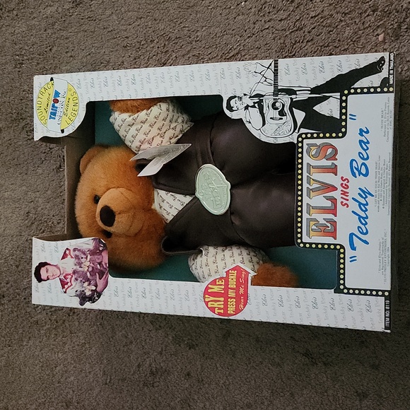 Toys Elvis Presley Teddy Bear Singing Teddy Bear Poshmark